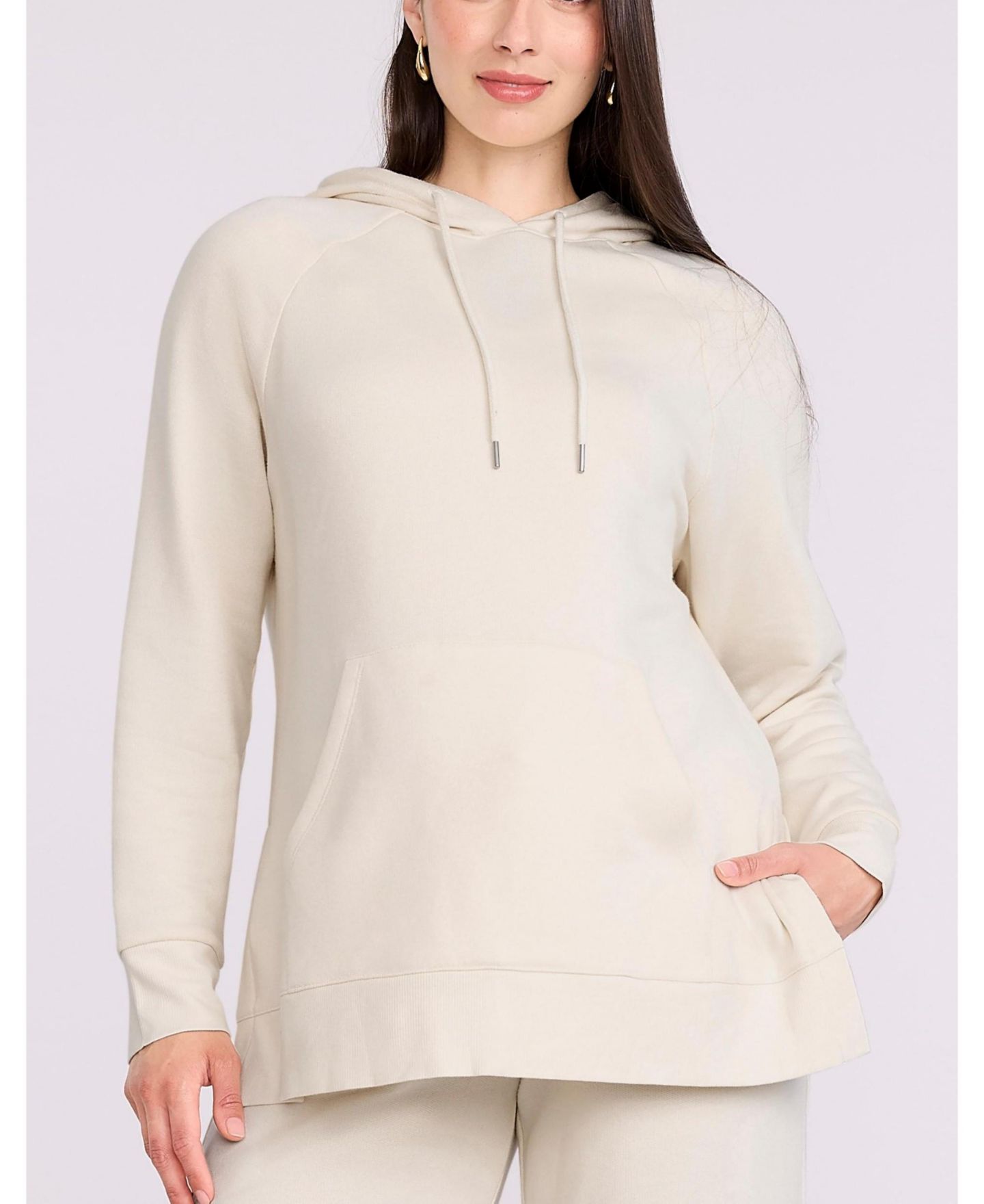Женское худи Motherhood Maternity Maternity Relaxed Fit - Motherhood, цвет: Состаренный белый — фото 1