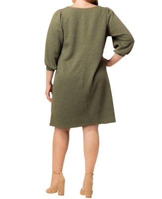 Plus Size Madison Sweater Knit Shift Dress