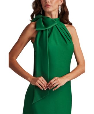 Sims Shoulder Bow Halter Gown