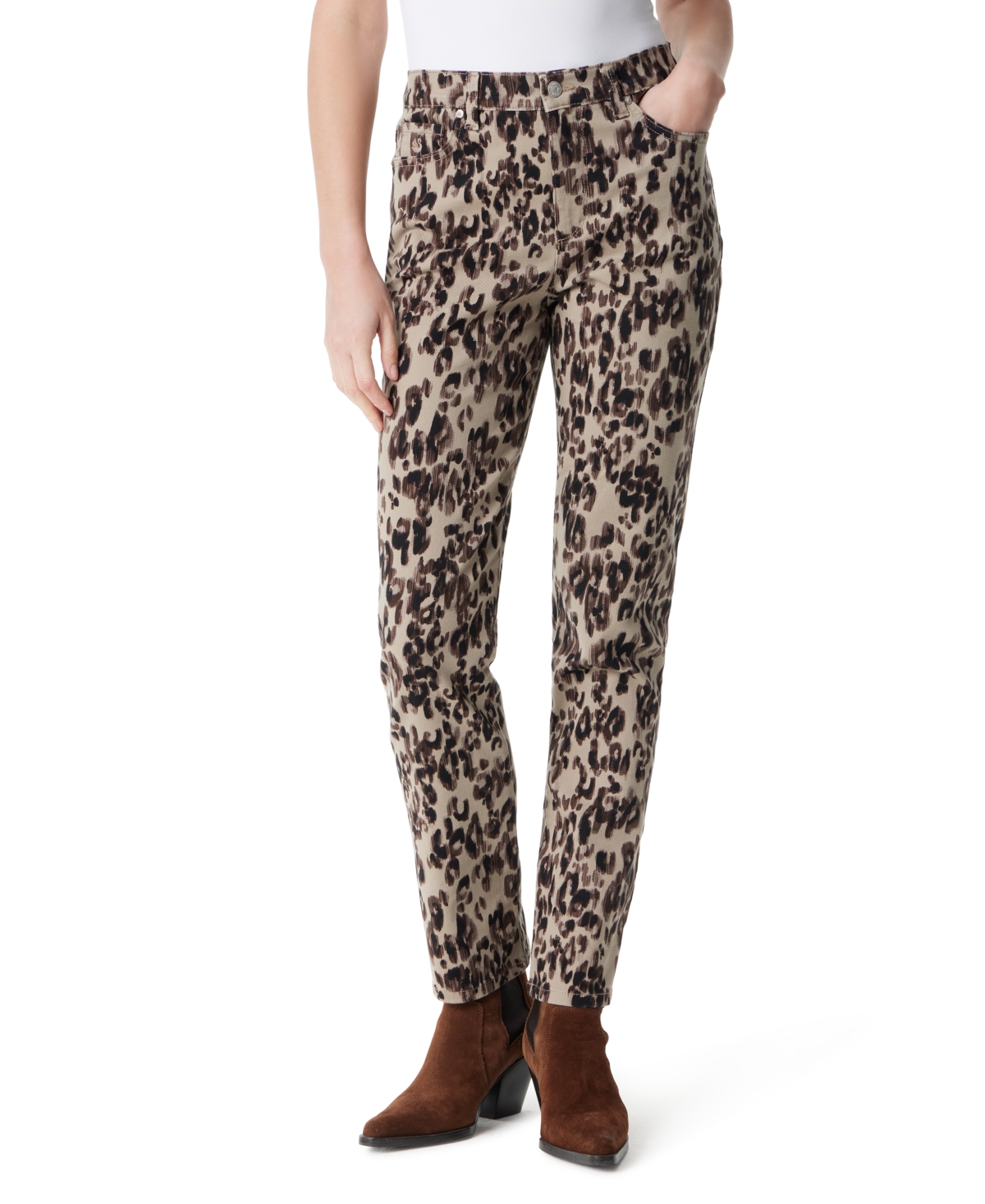 Gloria Vanderbilt Women's Amanda Classic Straight Jeans, In Regular, Short & Long In Multi