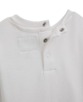 Baby Boys 2-Piece Active Top and Knit Denim Pant Set