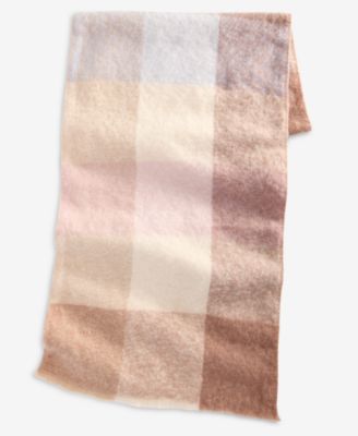 Brushed Buffalo Plaid Blanket Wrap, Macy's Exclusive