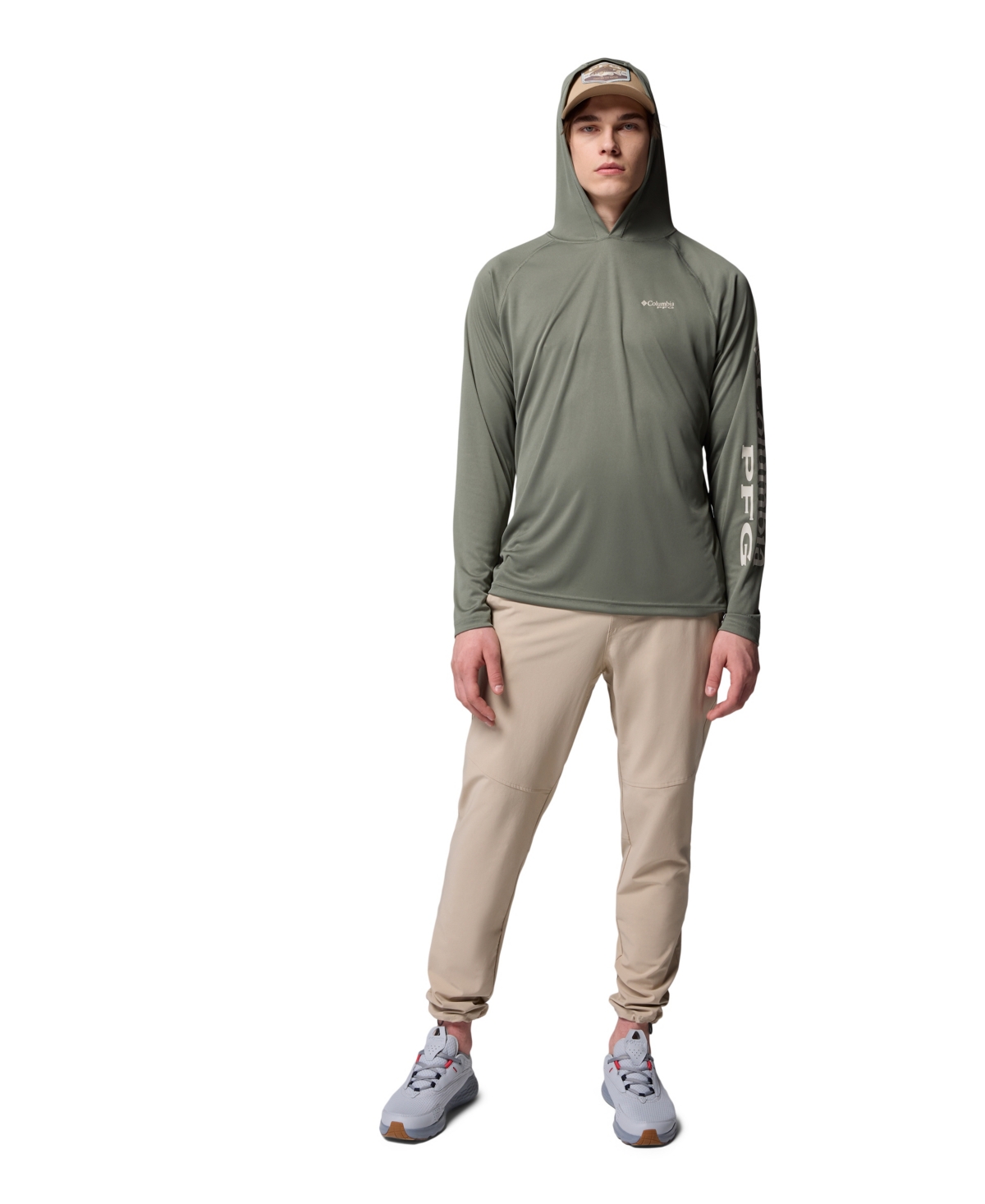 Columbia Men's Terminal Tackle Long Sleeve Hoodie In Green