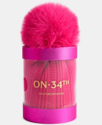 On 34th - Boxed Rib-Knit Beanie