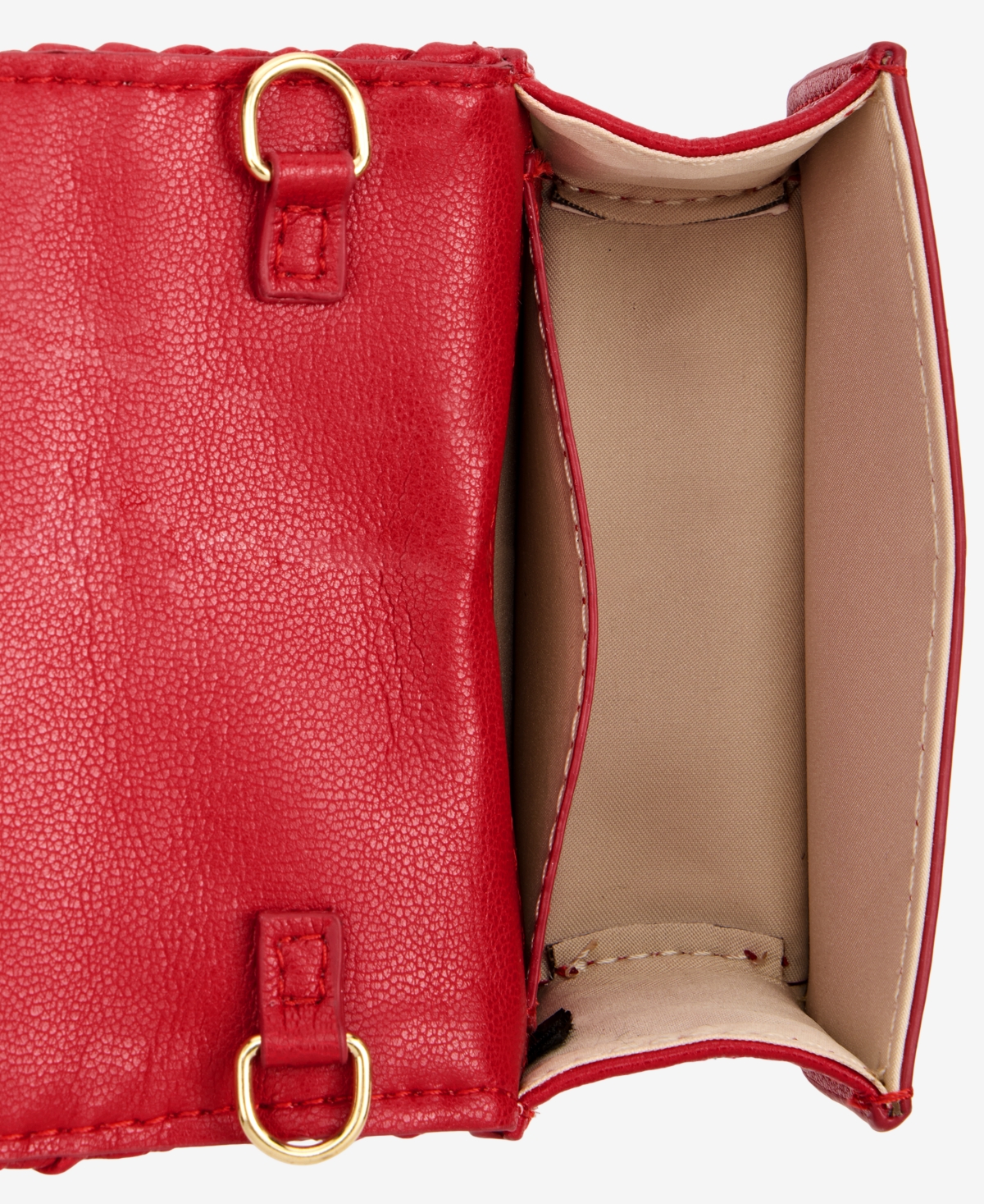 Inc International Concepts Izzii Ruched Mini Bag, Macy's Exclusive In Red