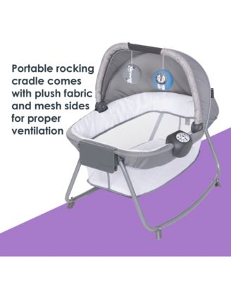 Baby Lullaby Nursery Suite EZ-Fold Playard with Portable Rocking Lounger - Madrid Plaid