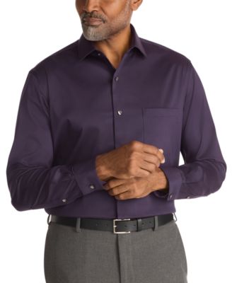 Men's Regular Fit Ultra Wrinkle Free Flex Collar Dress Shirt