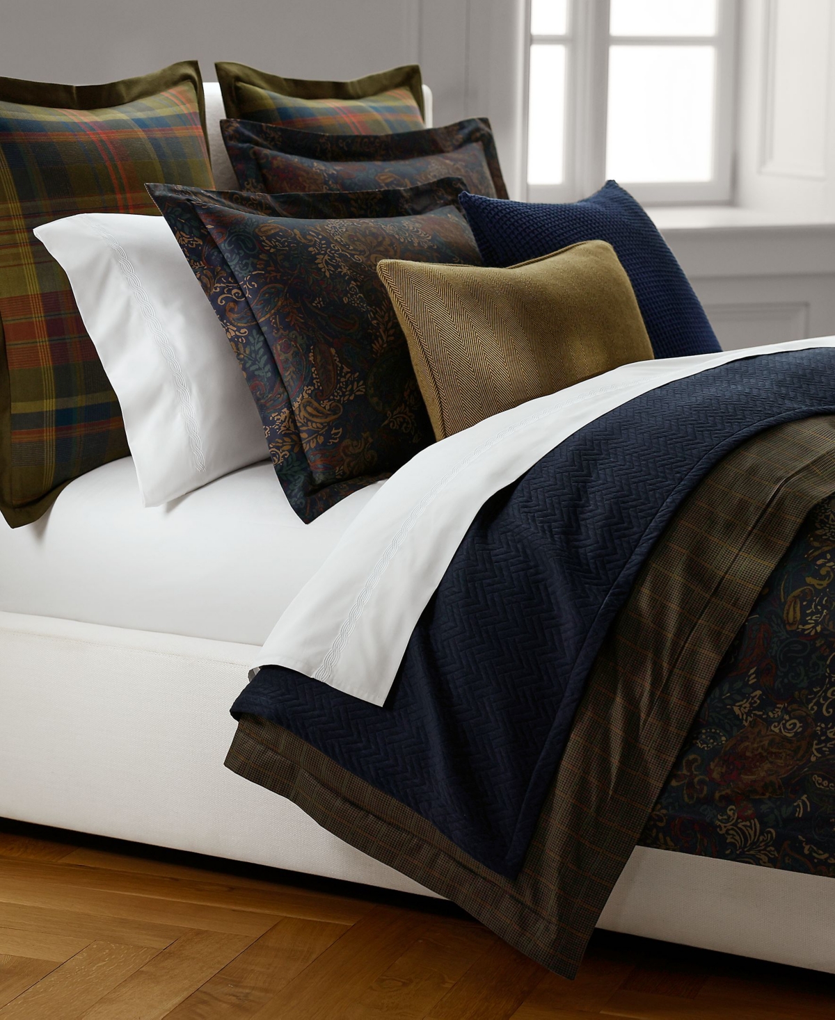 Lauren Ralph Lauren Henry Cotton Sateen Reversible 3-Pc. Duvet Cover Set