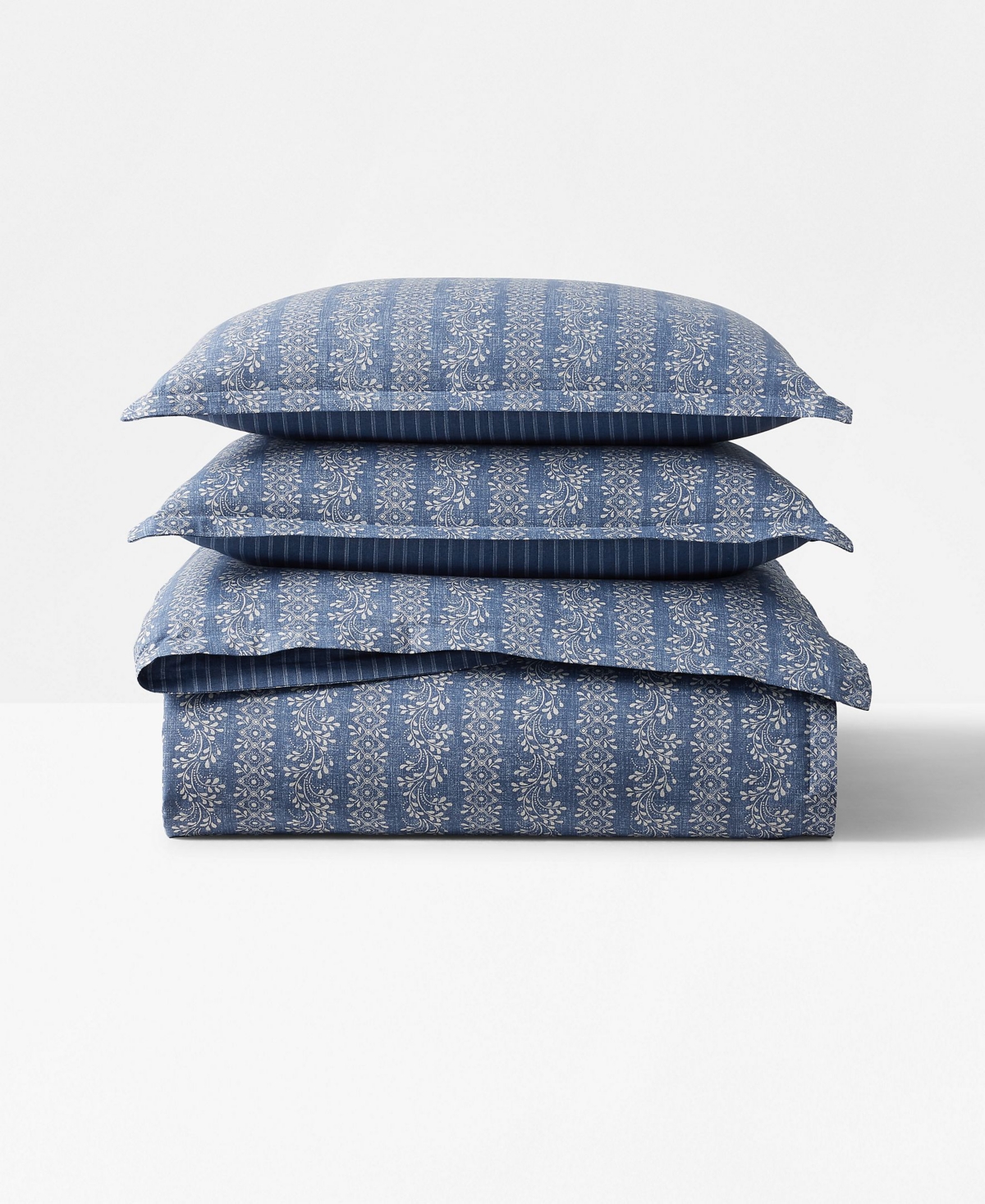 Ralph Lauren Gena Soft Cotton Reversible 3-pc. Comforter Set, King In Multi