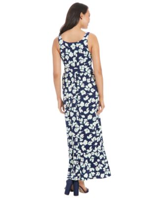 Petite Sleeveless Floral Maxi Dress