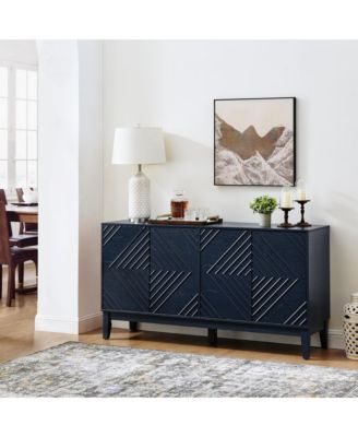 60.5" Storage Cabinet with Adjustable Shelves