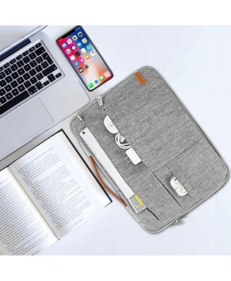 17-17.3 inch Laptop Sleeve Bag, Slim Shockproof Handbag Carrying Case, Notebook Computer Cover Fit for Acer Asus Dell HP Grey