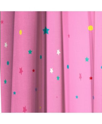 Minnie Mouse Curtains for Kids Bedroom 4-Piece Drape Set Pack of 2