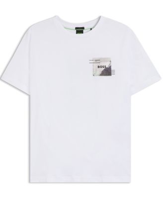 Men's Decorative Reflective Relaxed-Fit T-Shirt