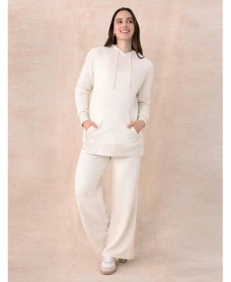 Women's Under the Belly Wide Leg Sweatpants - Motherhood Maternity