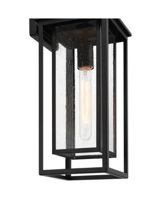Califa 20" High Traditional Outdoor Wall Light Fixture Mount Porch House Exterior Outside Lantern Weatherproof Glass Shade