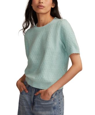 Lucky Brand - Women's Cloud Soft Puff Sleeve Sweater T-shirt