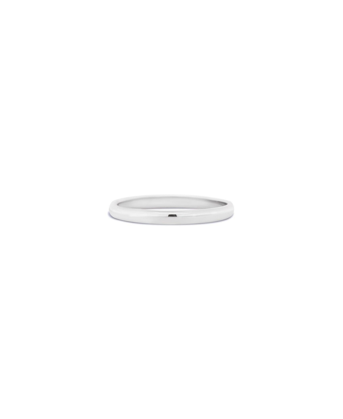 Thick Classic Gold Band 14K White Gold - Gold