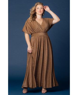 Plus Size Geneva Sparkling Evening Gown