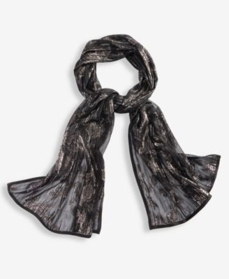 I.N.C. International Concepts - Floral Tinsel Jacquard Evening Wrap