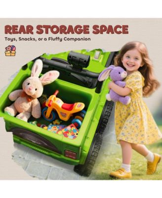 12V Kids Electric Car w/ 2WD/4WD Switch, Remote Control, Camouflage