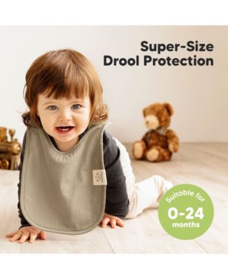 Baby Boys 8-Pack Bibs for Boys, Girls, Pull-on Bibs Drool Bibs Bib Unisex