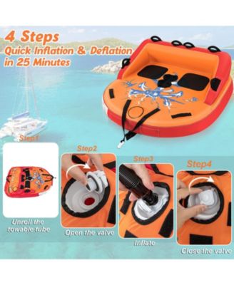 2-Person Water Sport Inflatable Towable Tubes for Boating