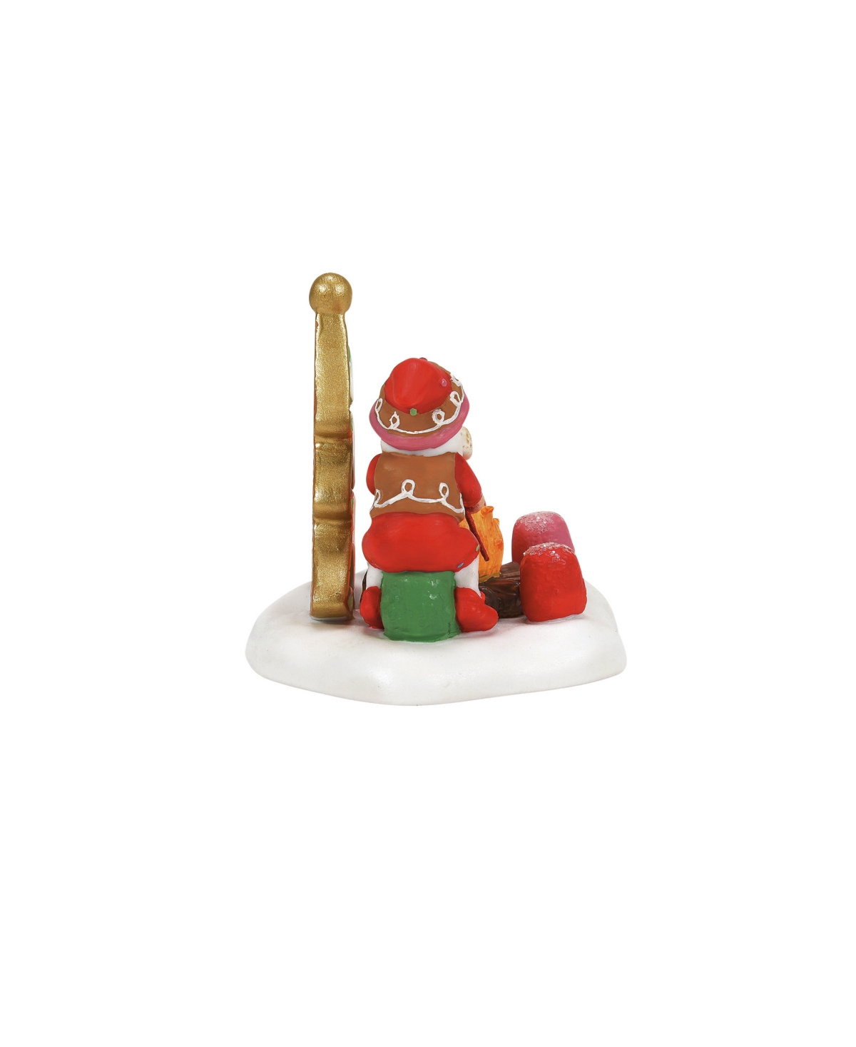 Department Five North Pole Village A Sticky Situation Lit Figure In Multi