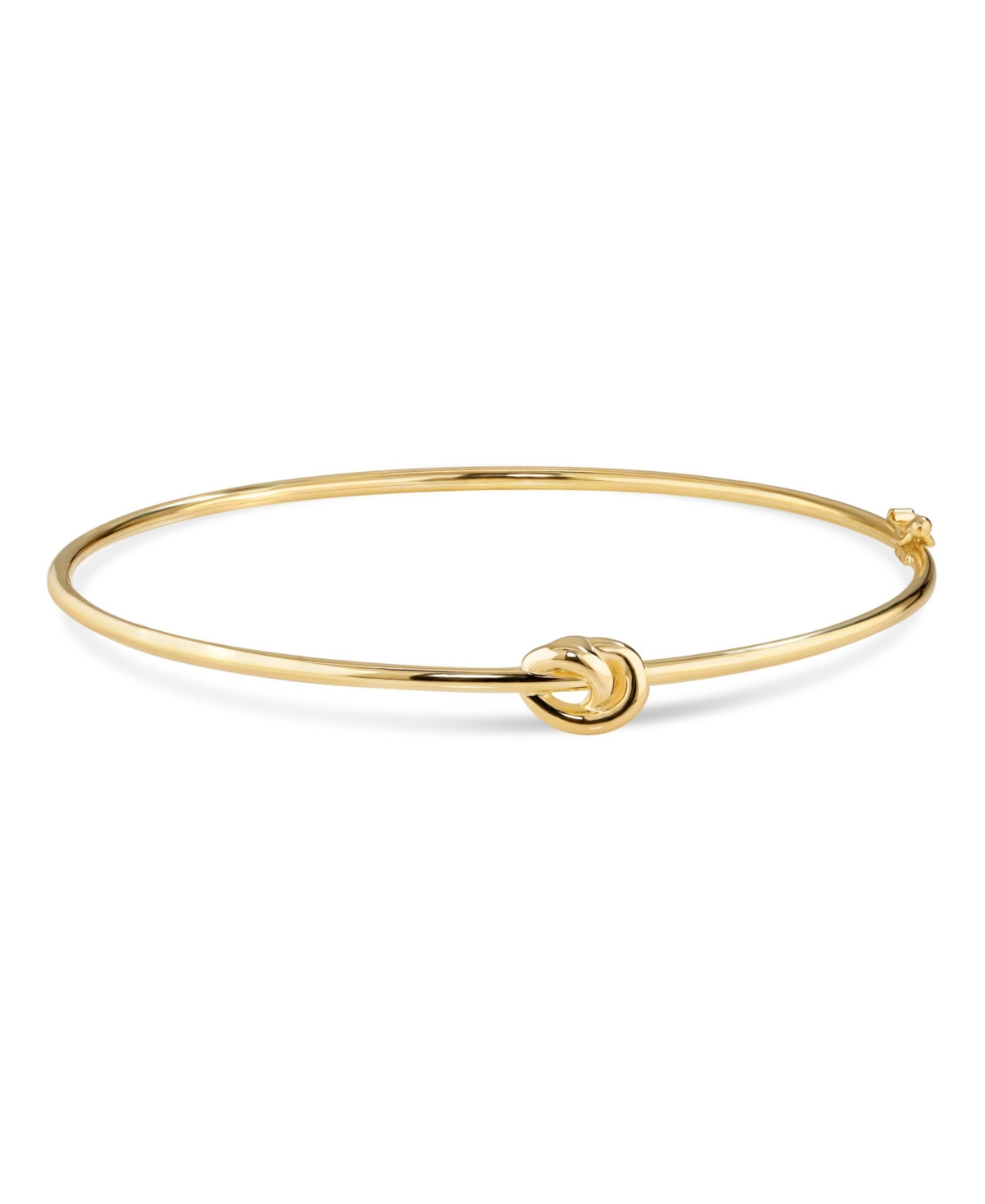 Love Knot Bangle Bracelet in 14K Gold, Fits Small to Medium Wrist, approx. 2.5 grams - Gold