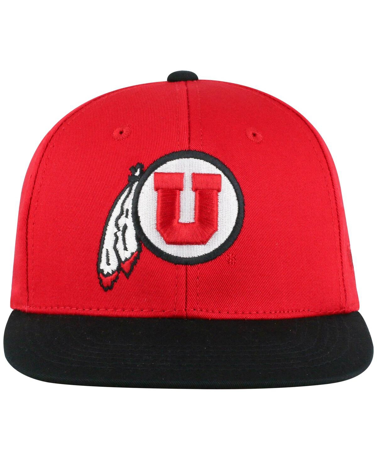 Top Of The World Big Boys And Girls Red Utah Utes Victory Maverick Snapback Hat In Red