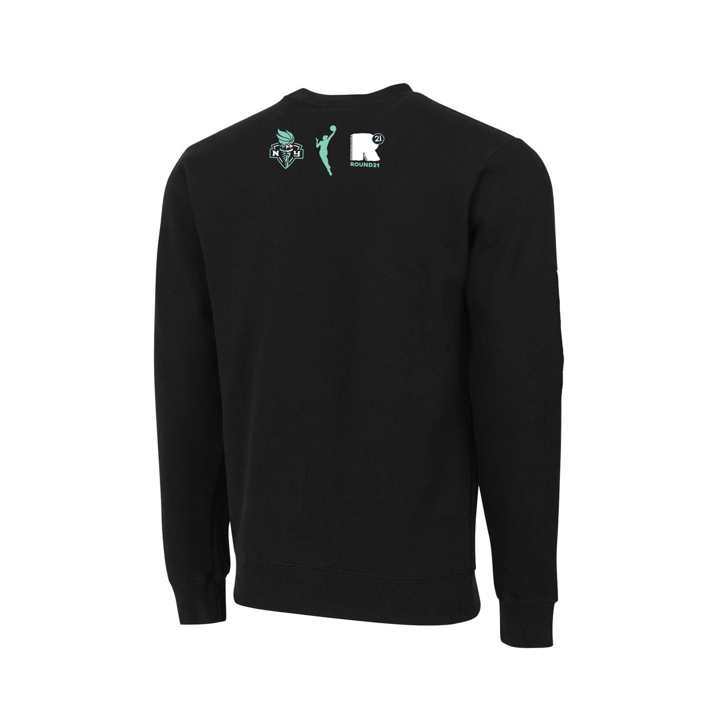 Толстовка Round21 Black New York Liberty Pennant Crewneck Pullover — фото 2