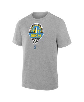 Men's Angel Reese Gray Chicago Sky In The Paint Name Number T-Shirt