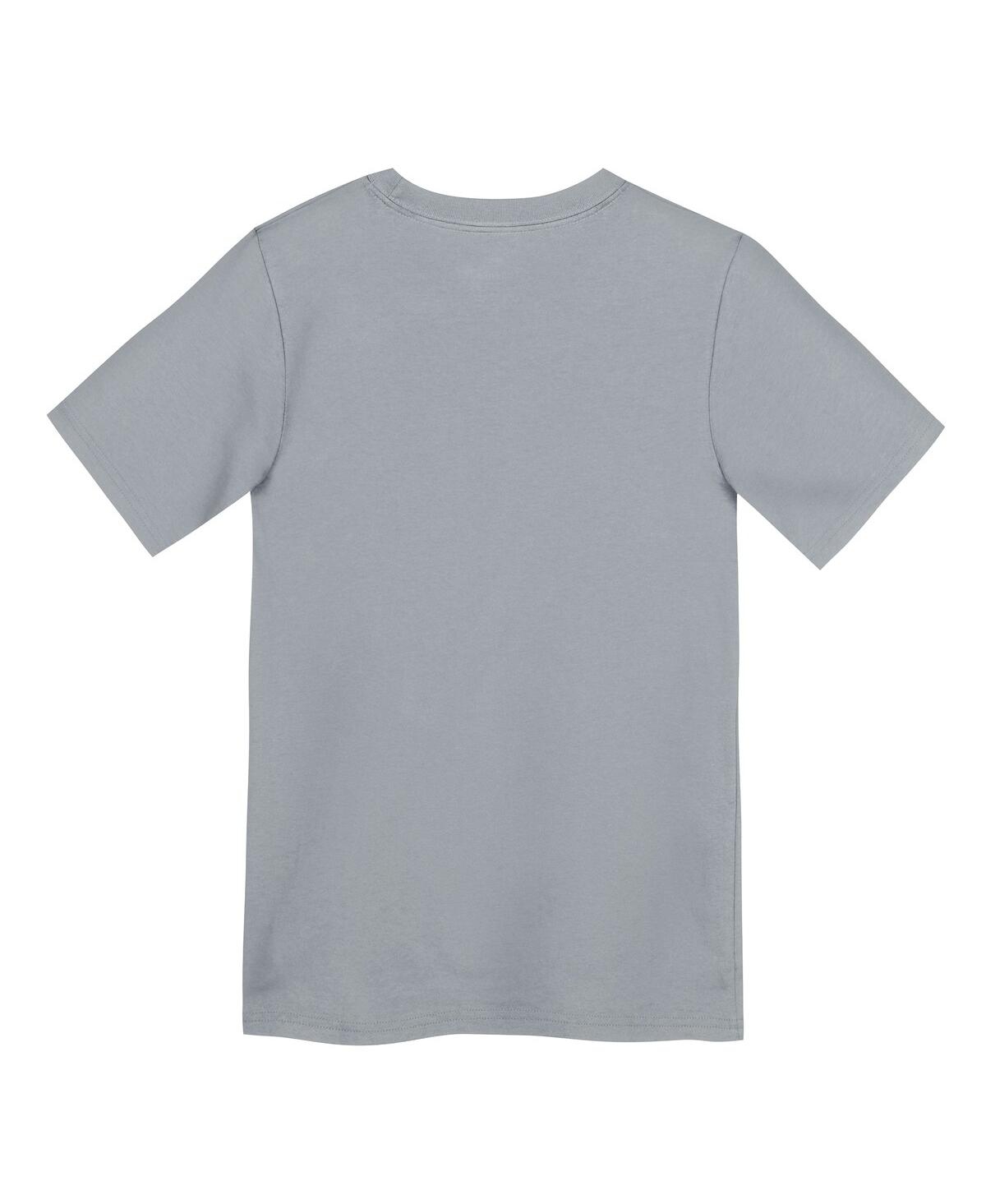 Nike Big Boys And Girls Gray Dallas Cowboys Icon Legend T-shirt In Gray
