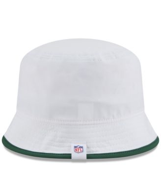 Men's White Green Bay Packers 2025 NFL Training Camp Stretch Bucket Hat