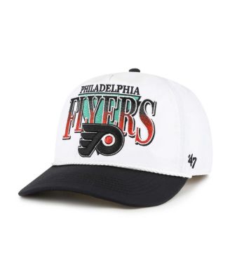 '47 Brand - Men's White/Black Philadelphia Flyers Tribute Hitch Adjustable Hat