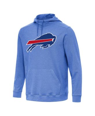 Antigua - Men's Heather Royal Buffalo Bills Cloud Pullover Hoodie