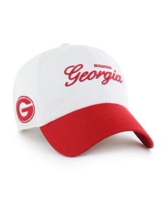 '47 Brand - Men's White Georgia Bulldogs Contemporary Basics Foundation clean up Adjustable Hat