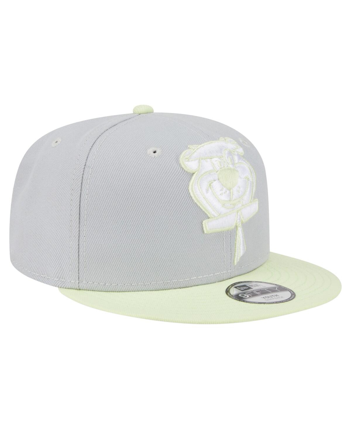 New Era Big Boys And Girlsâ Gray The Yogi Bear Show 9fifty Snapback Hat In Gray
