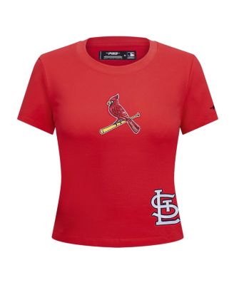 Women's Red St. Louis Cardinals Game Day Classics Baby Doll Cropped T-Shirt