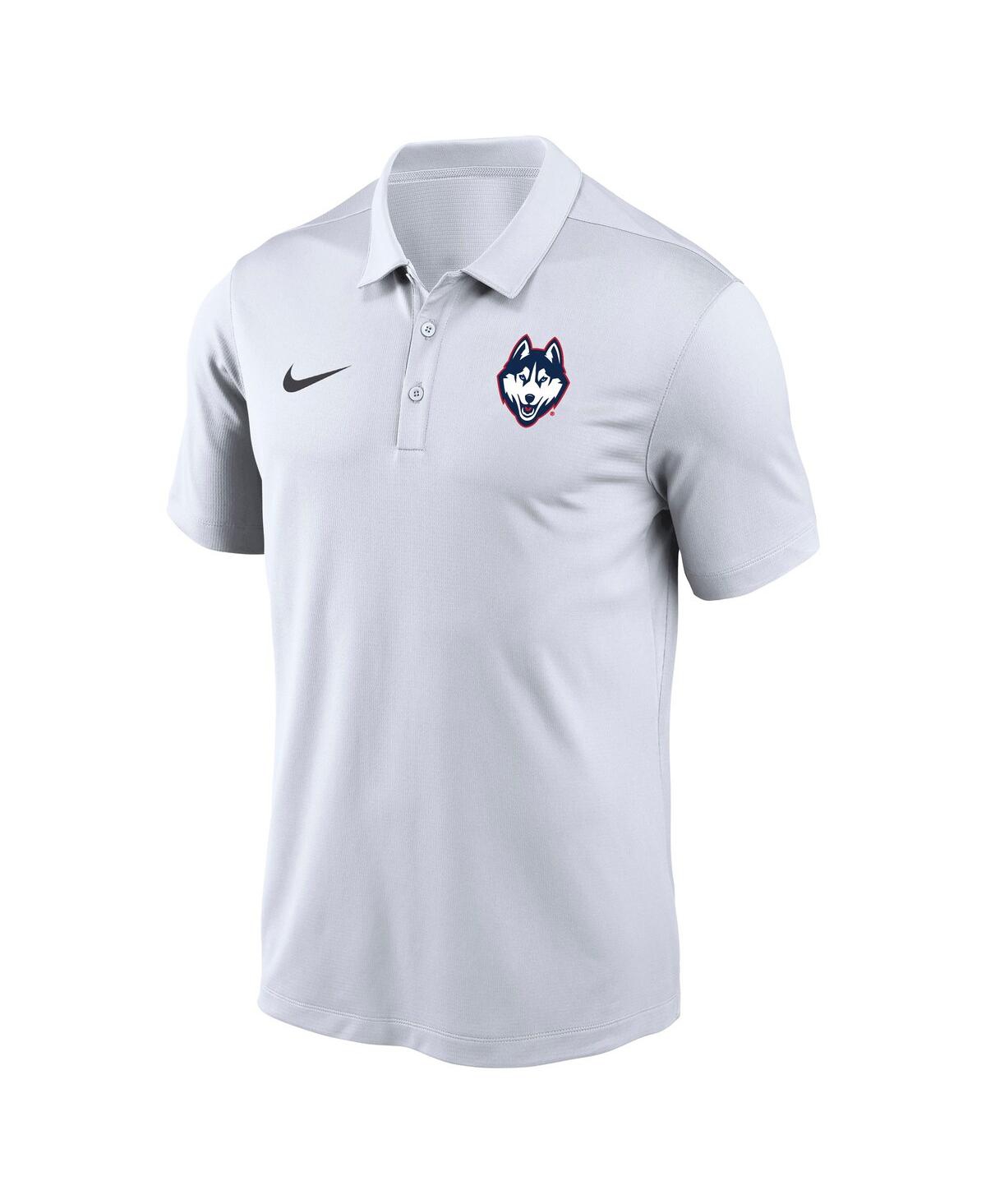 Nike White Uconn Huskies Victory Solid Performance Polo In White