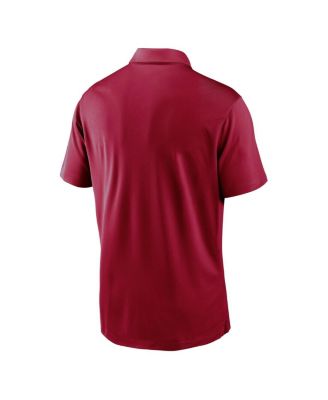 Men's Crimson Arkansas Razorbacks Victory Solid Performance Polo Shirt