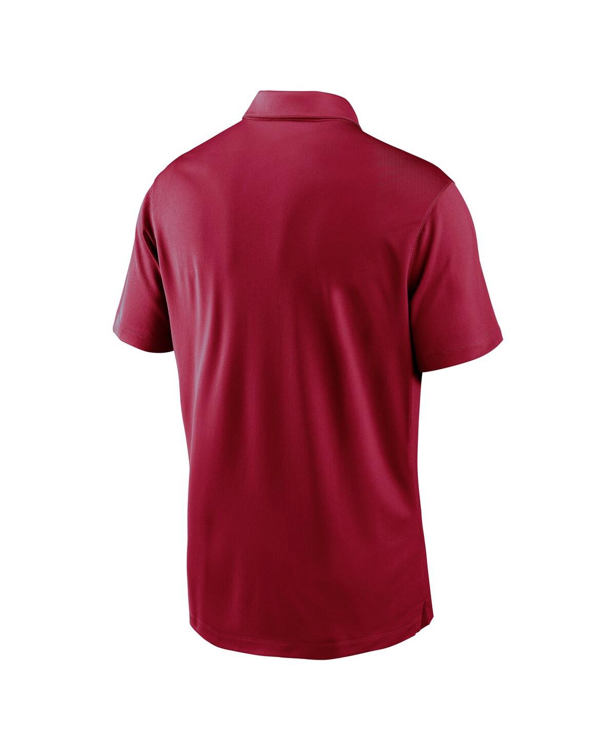 Nike Crimson Arkansas Razorbacks Victory Solid Performance Polo In Burgundy