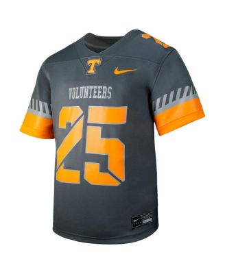 Big Boys and Girls 25 Anthracite Tennessee Volunteers Untouchable Replica Game Jersey