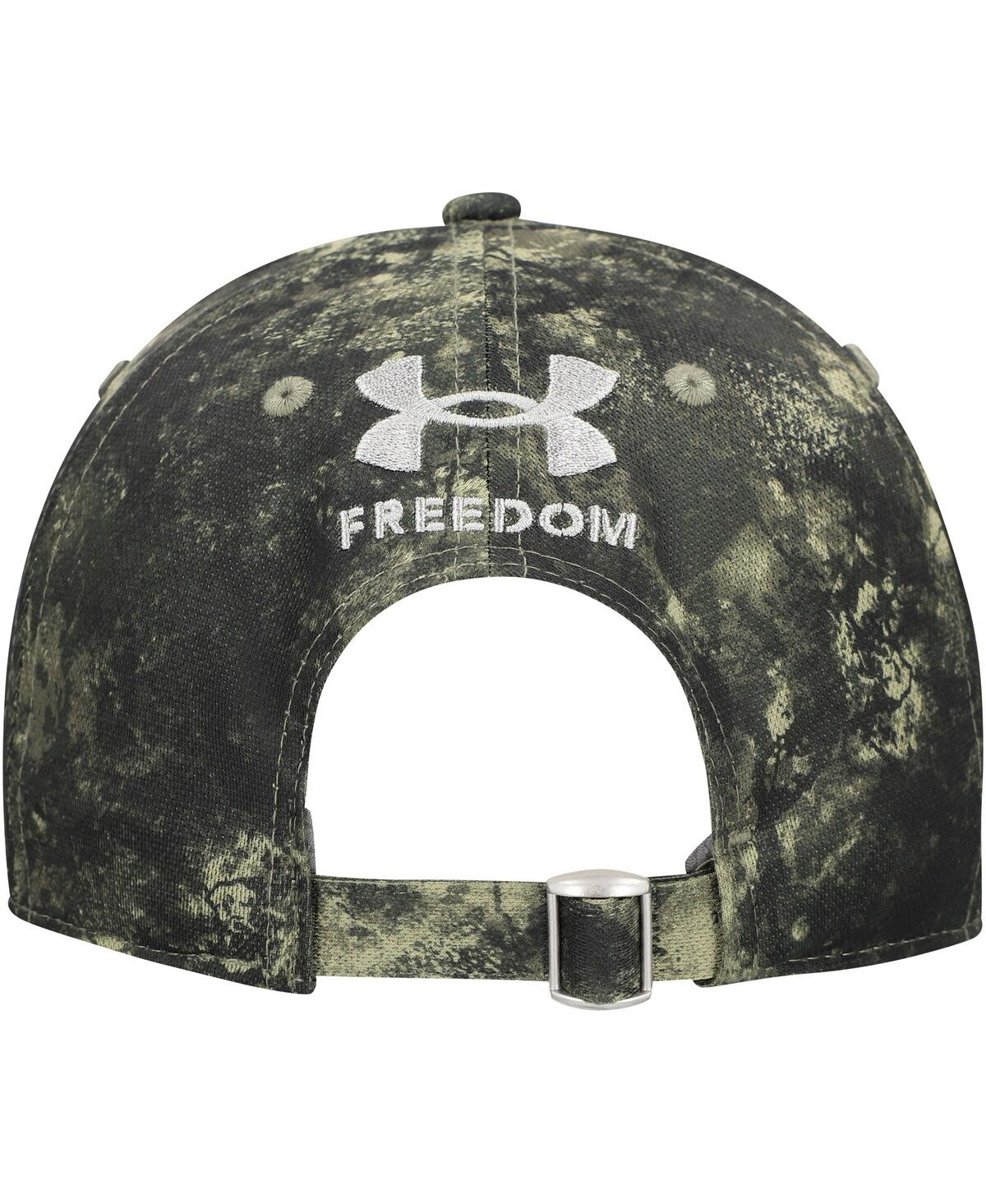 Under Armour Men's Camo Auburn Tigers Freedom Collection Blitzing Performance Adjustable Hat In Multi