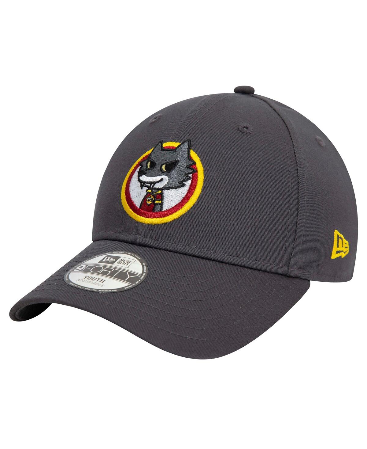 New Era Big Boys And Girls Gray As Roma Romolo 9forty Adjustable Hat In Gray