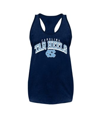 Women's Navy North Carolina Tar Heels Plus Size Arch Tank Top