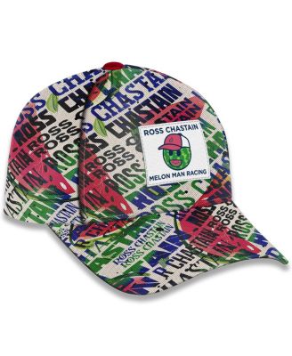Men's White Ross Chastain Sublimated Melon Man Adjustable Hat