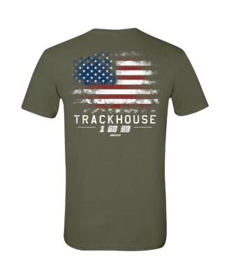 Men's Green TRACKHOUSE RACING Flag T-Shirt