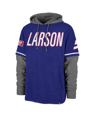 Men's Royal Kyle Larson Trifecta Shortstop Pullover Hoodie