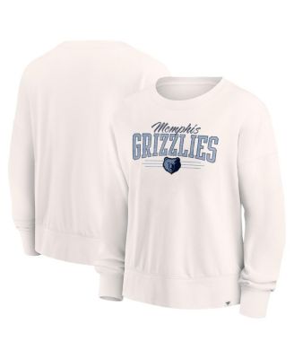 Fanatics - Women's Cream Memphis Grizzlies Close the Game Pullover Sweatshirt